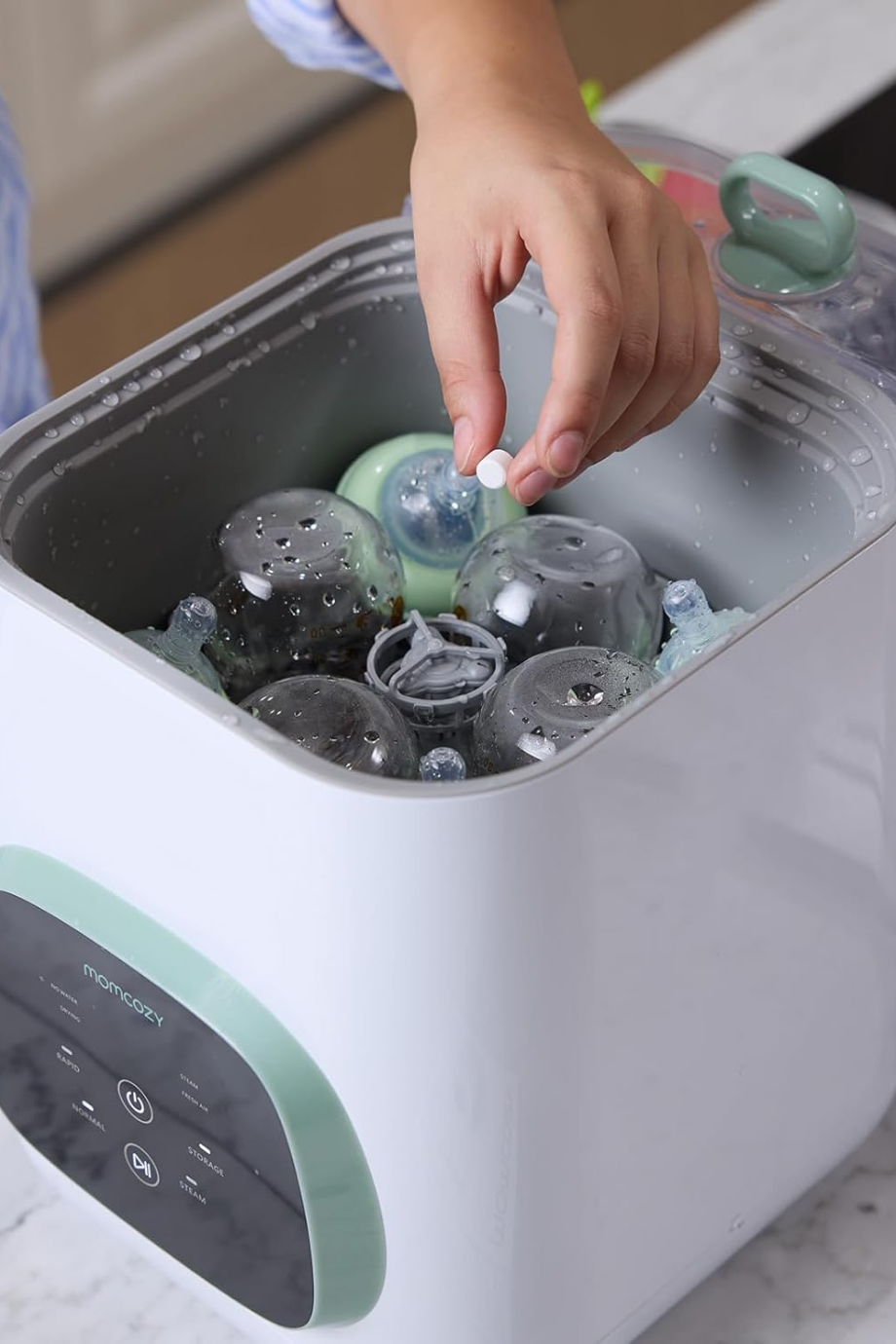 Biberon Temizleyici Yıkama Bloğu, Kokusuz, KleanPal Pro Uyumlu, 120 Tablet