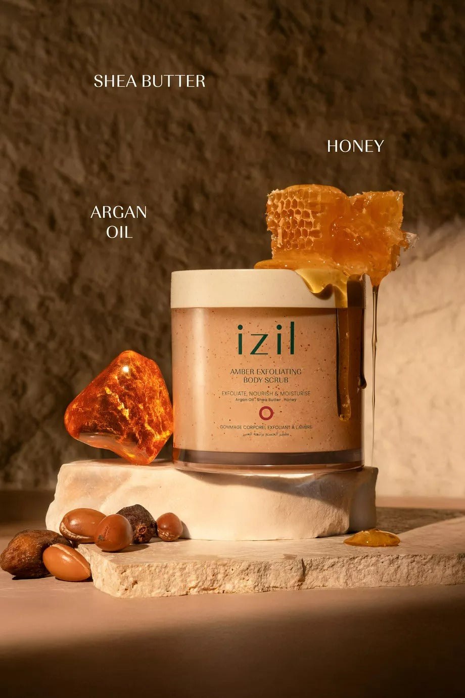 Amber Exfoliating Body Scrub 275g, Peeling ve Derinlemesine Besleyici