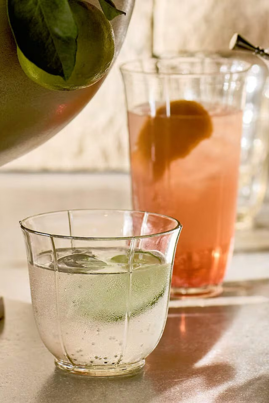 Camilo 12 oz Akrilik Çift Eski Tarz Bardak, Kırılmaya Dayanıklı, BPA İçermez