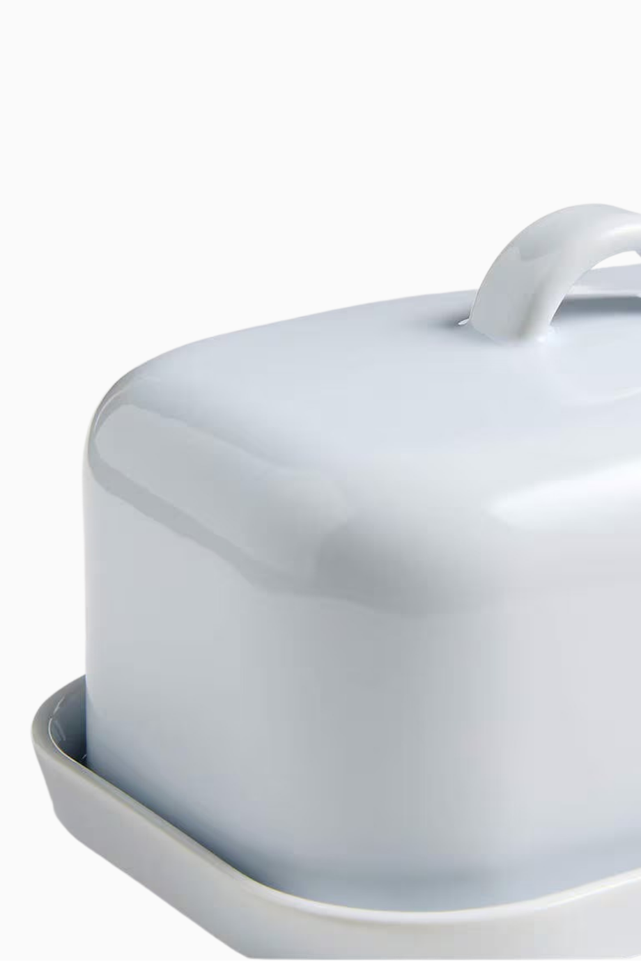 Aspen Tereyağı Saklayıcısı, El Yapımı Sırlı Seramik, Mikrodalgaya Uygun