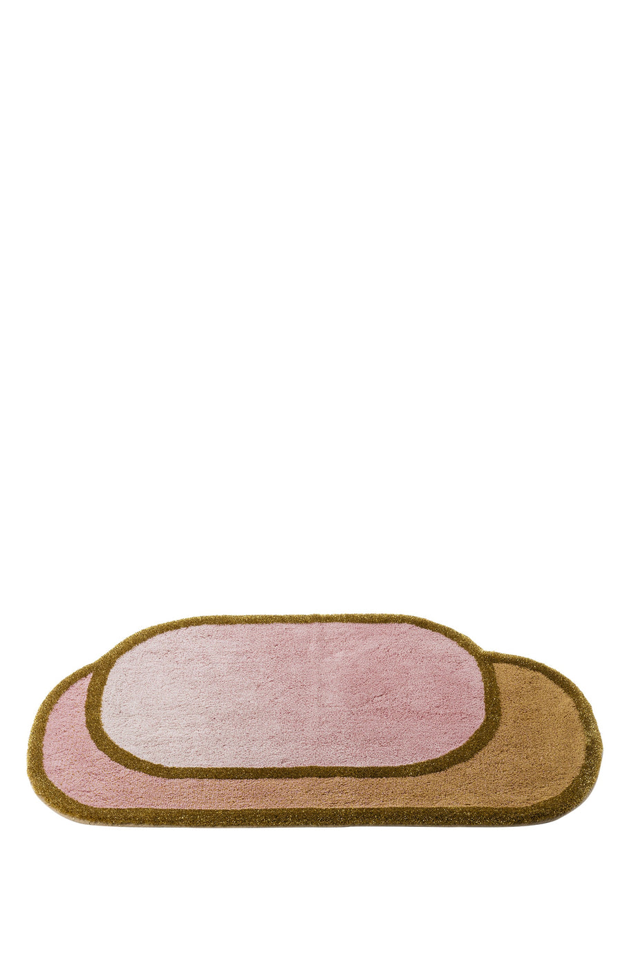 Boudoir Banyo Paspası, Pembe ve Altın Işıltılı