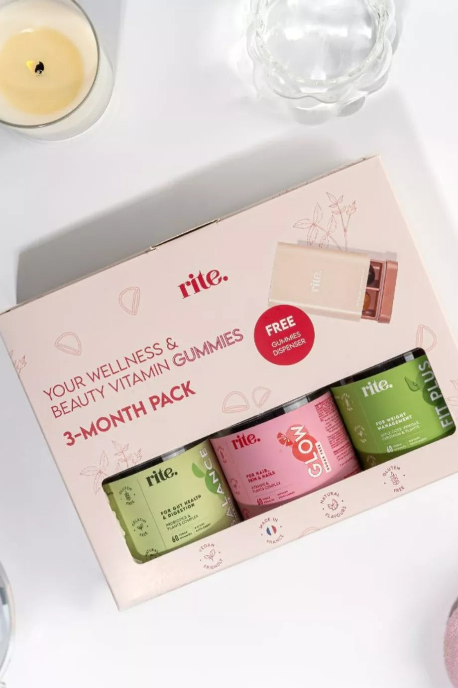 Sağlık ve Güzellik Vitamin Sakızları Hediye Seti, GLOW, BALANCE, FIT PLUS