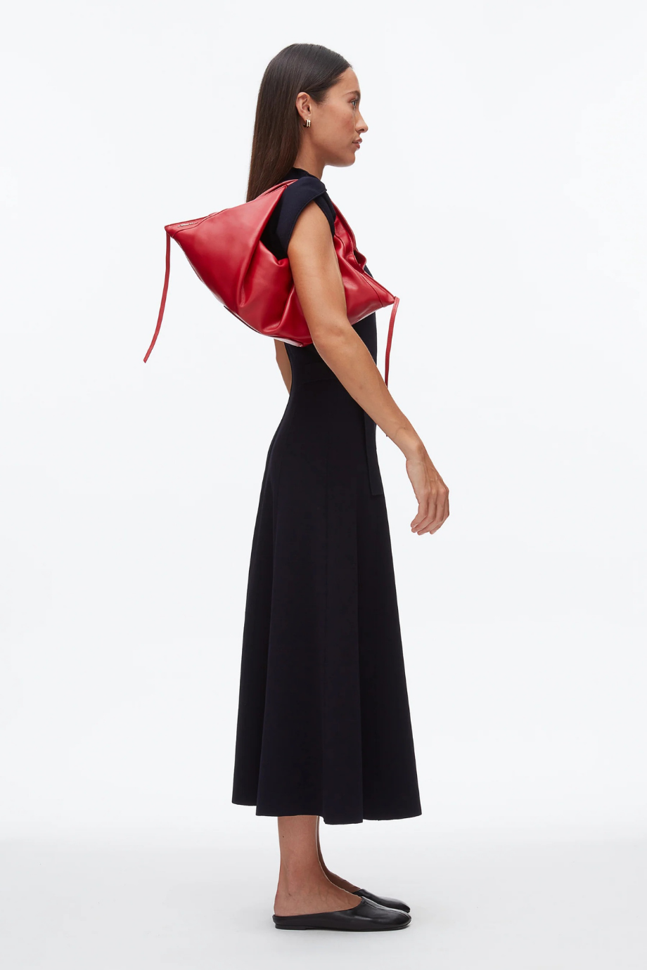 Luna Kadın Omuz Çantası, %100 Kuzu Derisi