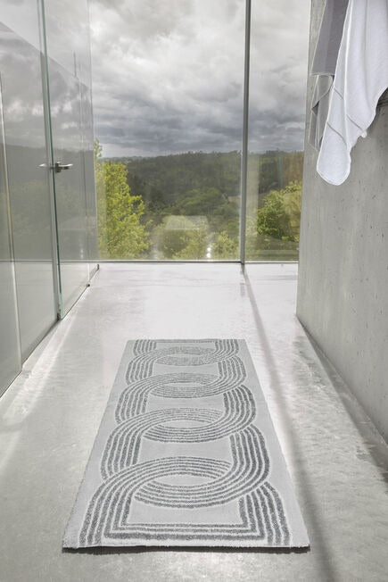 Deauville Gri, Beyaz Banyo Paspası