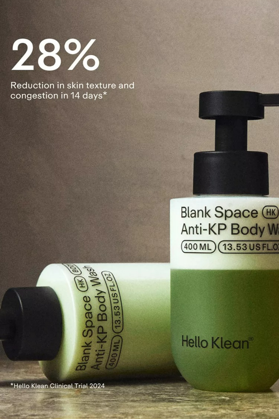 Blank Space Anti-KP Duş Jeli 400ml, Pürüzsüzleştirici ve Nazik Temizleyici