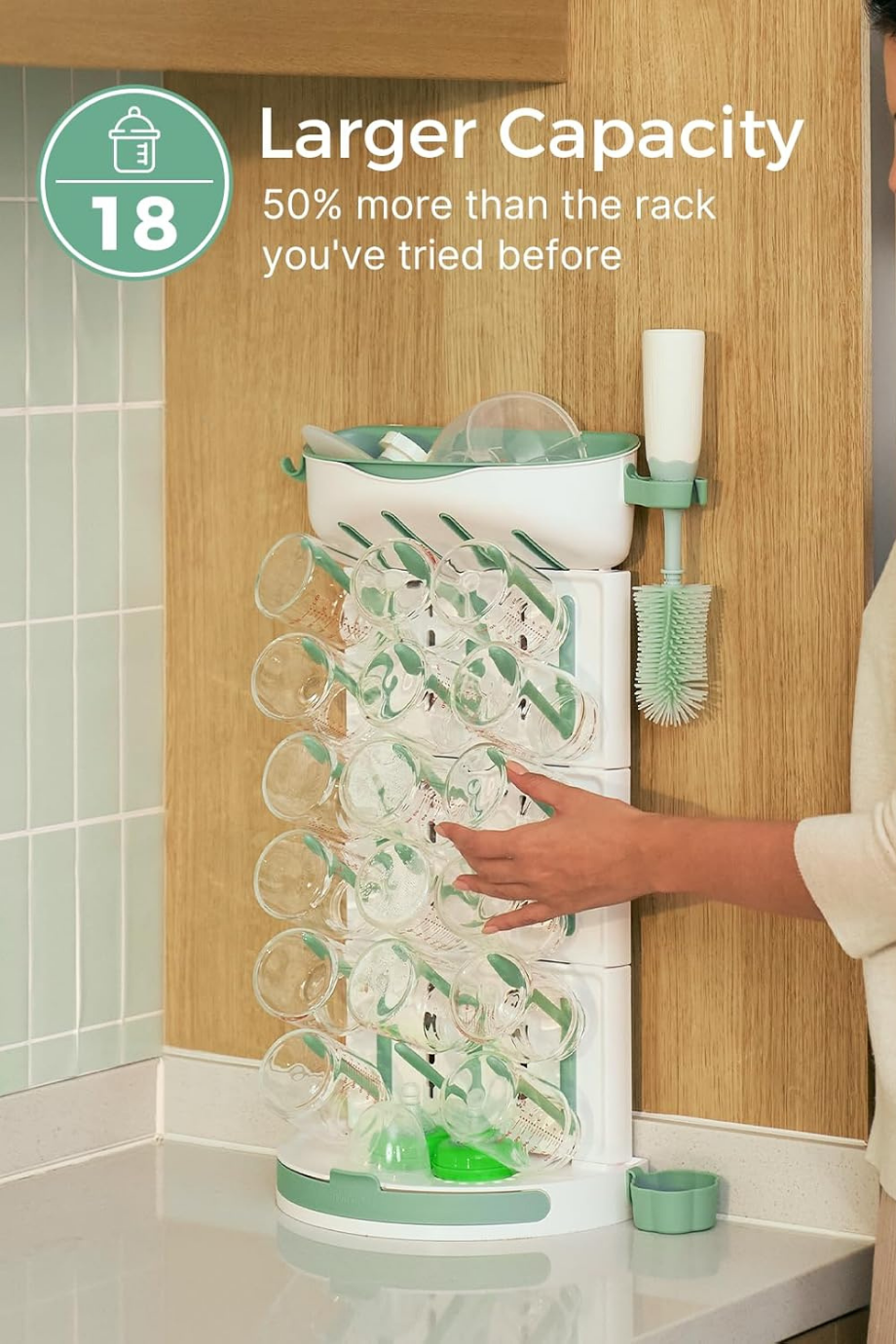 Premium Bebek Biberon Kurutma Standı