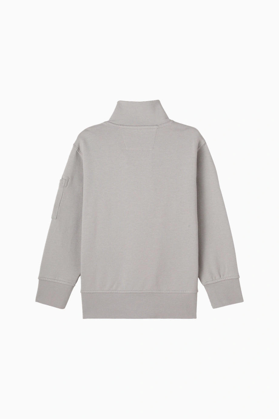 Lens Gri Erkek Çocuk Yarım Fermuarlı Sweatshirt