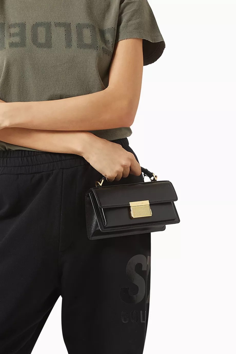 Deri Küçük Venezia El Çantası, Zamansız Şıklık, Üstten Saplı