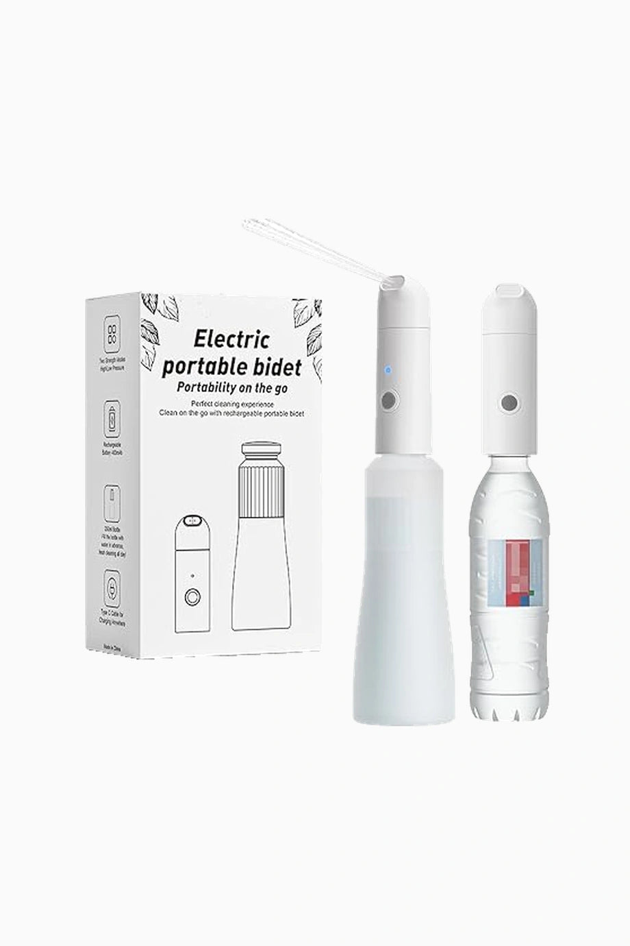 ES002 Taşınabilir Elektrikli Seyahat Bidesi 350 ml