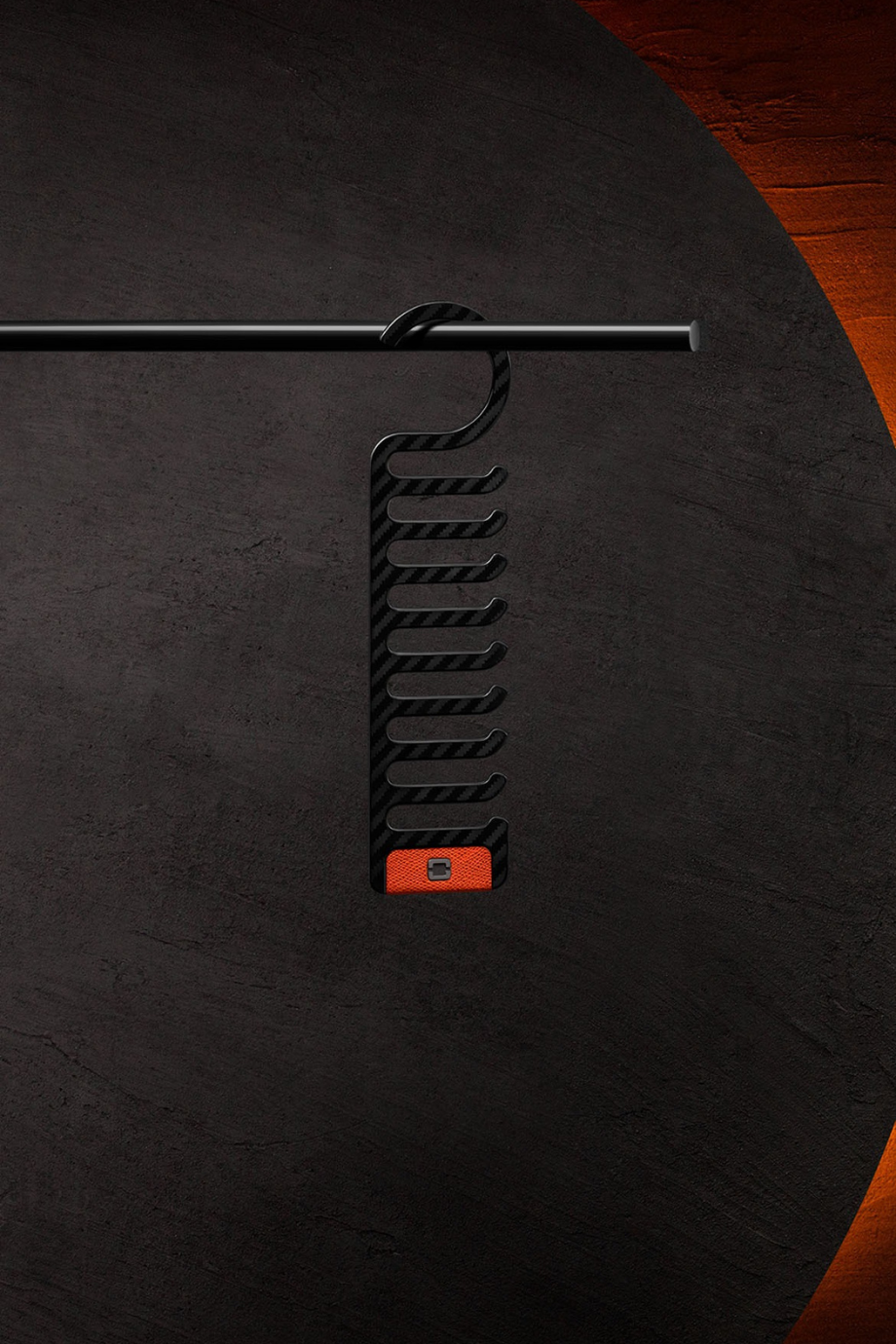 Tie Hanger HQ704 Karbon Fiber Kravat Askısı