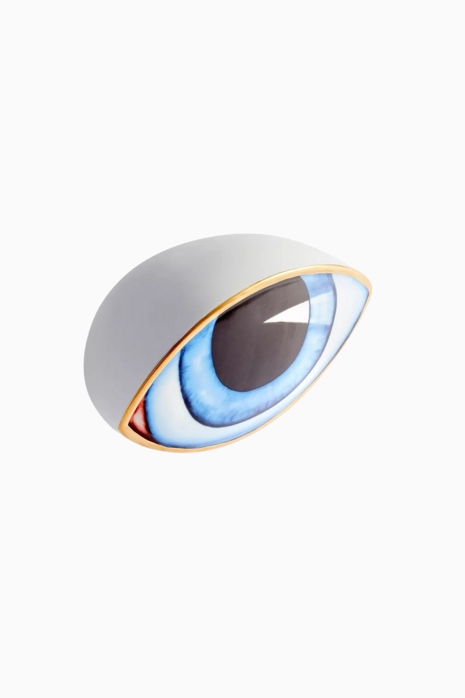 Lito Eye Paperweight, 24K Altın-Porselen