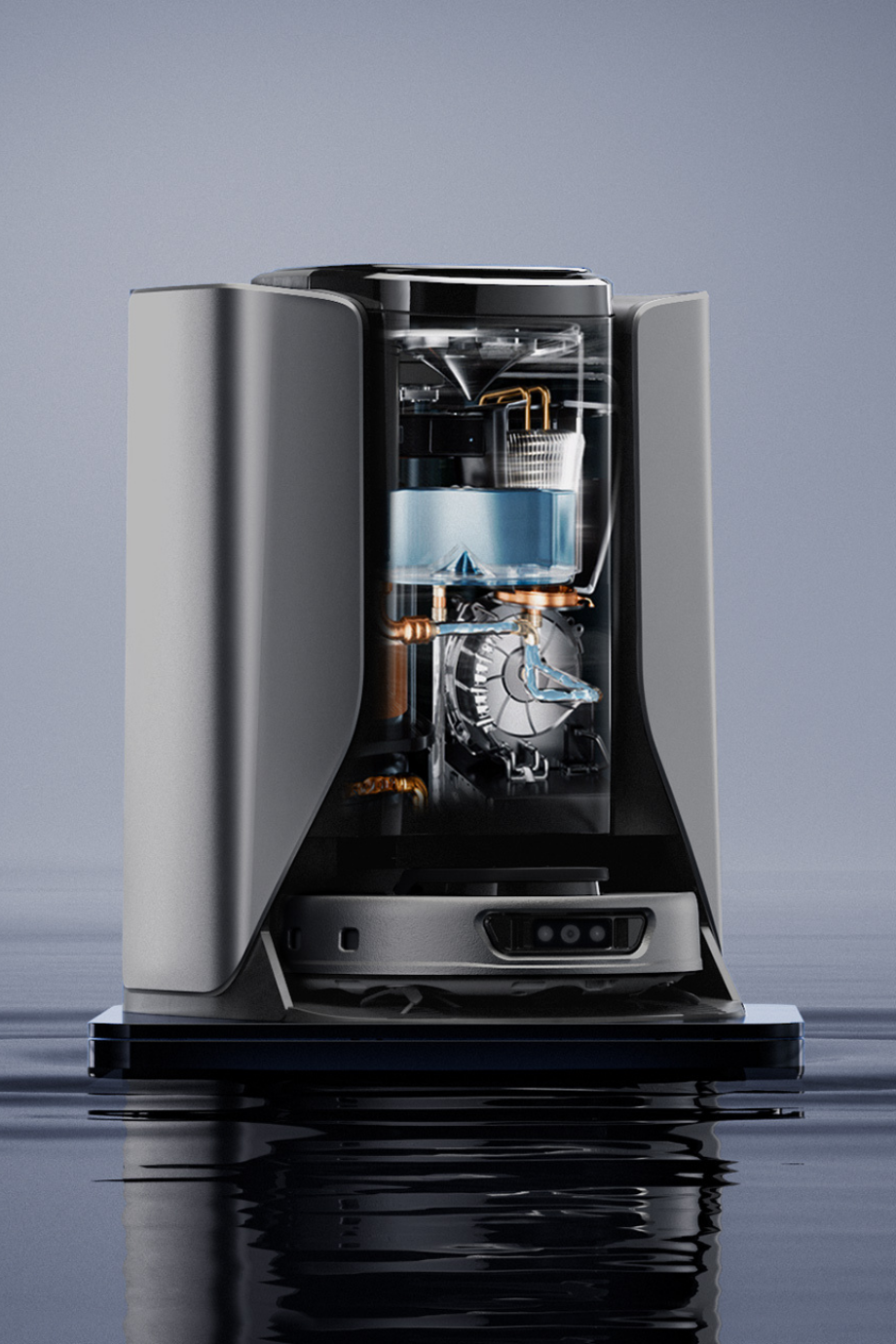 Autonomous Home Cleaning Station V851 Akıllı Robot Temizlik İstasyonu