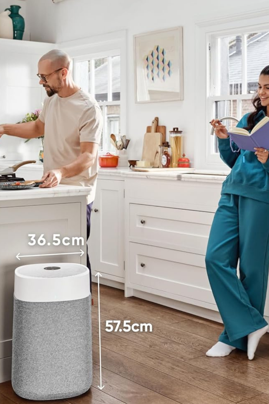 Blue Pure 211i Max Hava Temizleyici 141 m², HepaSilent, Gri