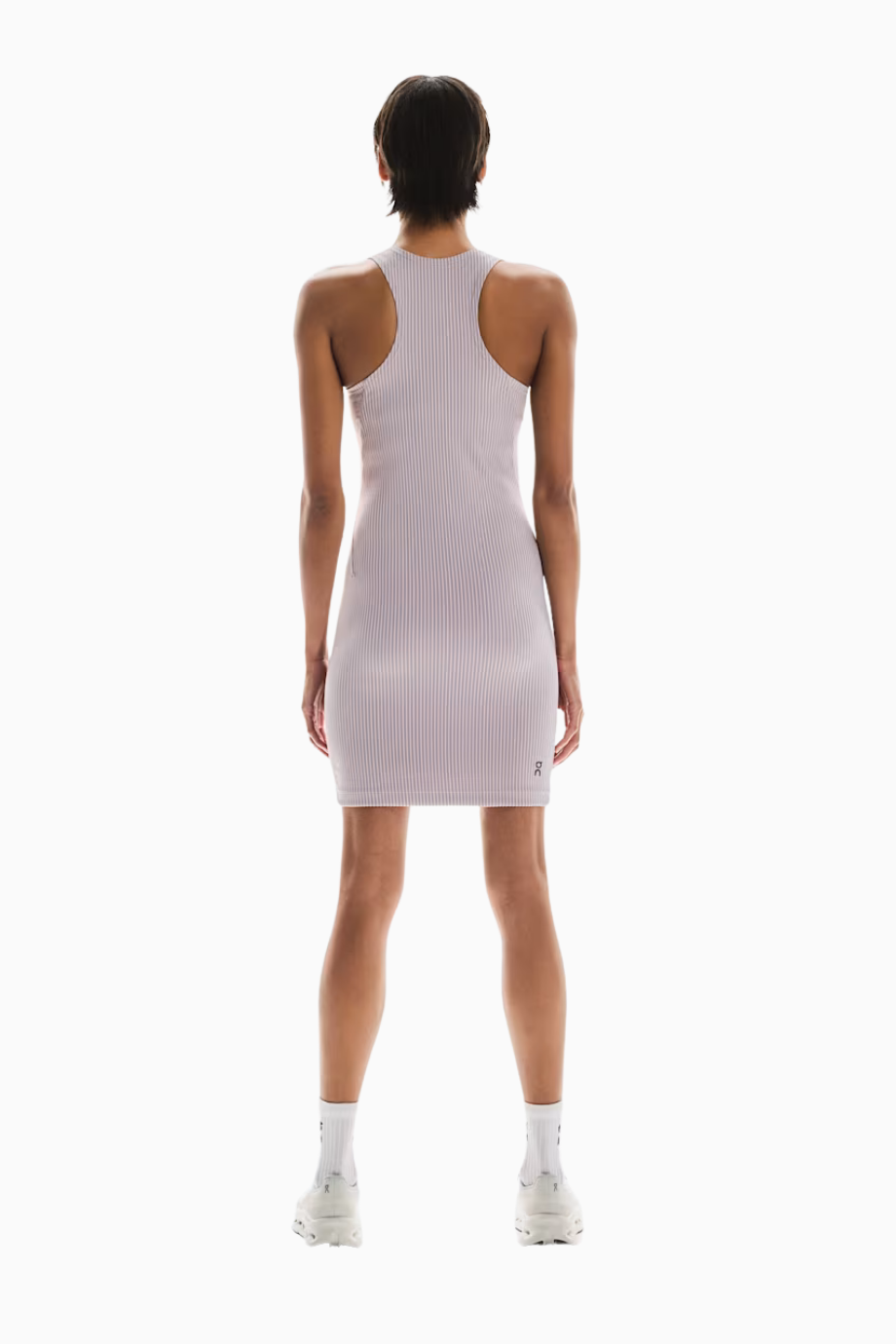 All-Day Ribbed Dress İki Renkli Yumuşak Rib Kumaşlı Kadın Elbise