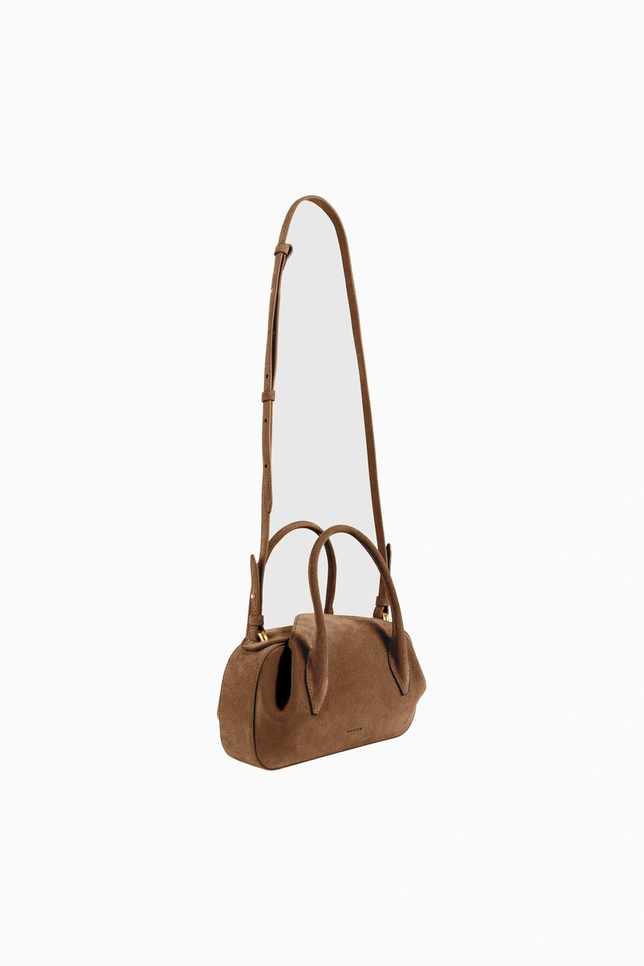 Oyster Mini Duffle Süet, El İşçiliği Lüks İtalyan Tasarım Çapraz Çanta