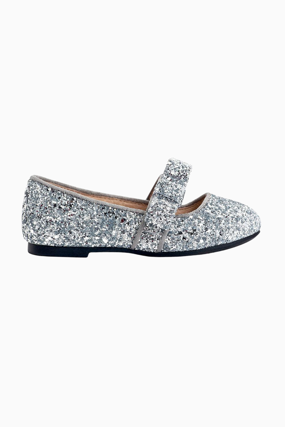 Kids Glitter Bow Strap Çocuk Babet