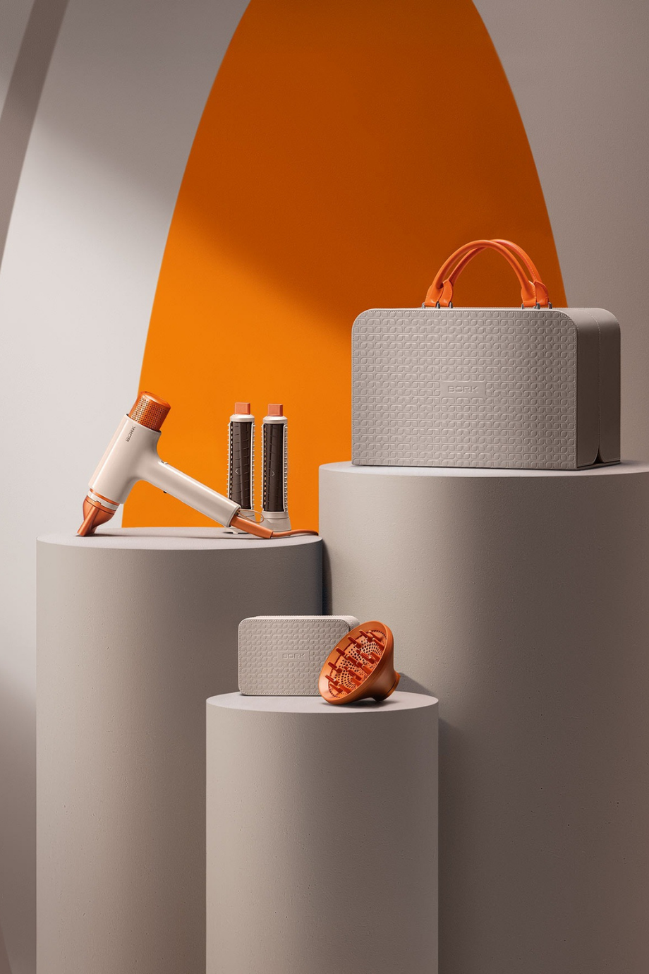 Hair Multi-Styler and Dryer F732 Case ch Saç Şekillendirici Set