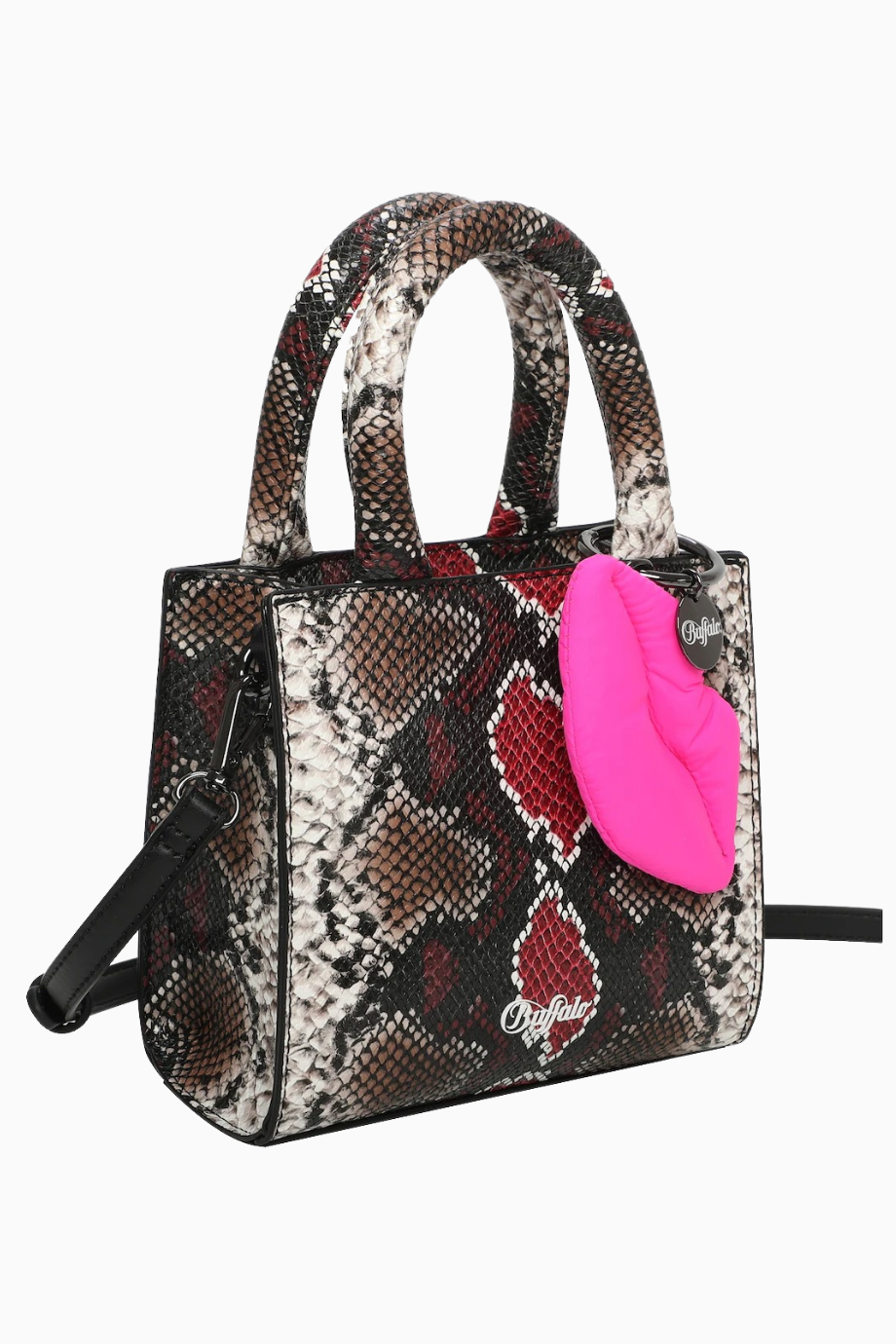 Boxy28 Schlangen Desenli Lüks Henkeltasche Ayarlanabilir Askılı