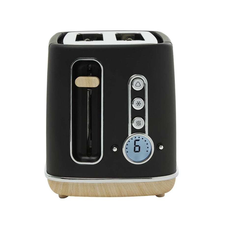 2 Dilim Mat Siyah Tost Makinesi, Şık Tasarım ve Kullanışlı Özellikler
