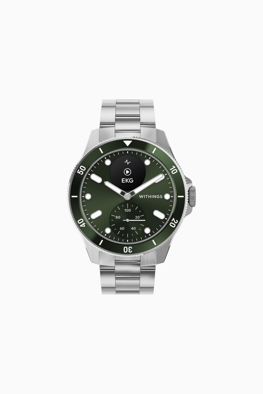 Withings ScanWatch Nova Hibrit Akıllı Saat, Kalp & Solunum Takibi, 30 Gün Pil