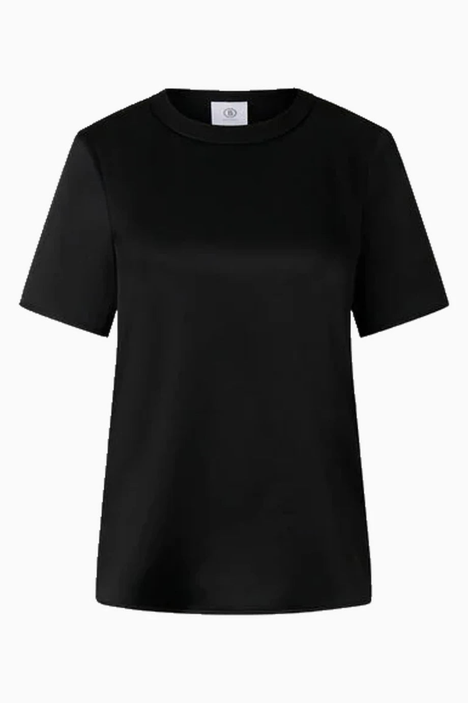 Dylan Rib Yaka ve B-Signé Detaylı Saten Kadın Bluz