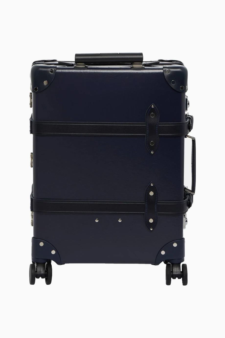 Centenary El İşçiliği Deri Detaylı Tasarım, Kabin Boy Valiz Lacivert