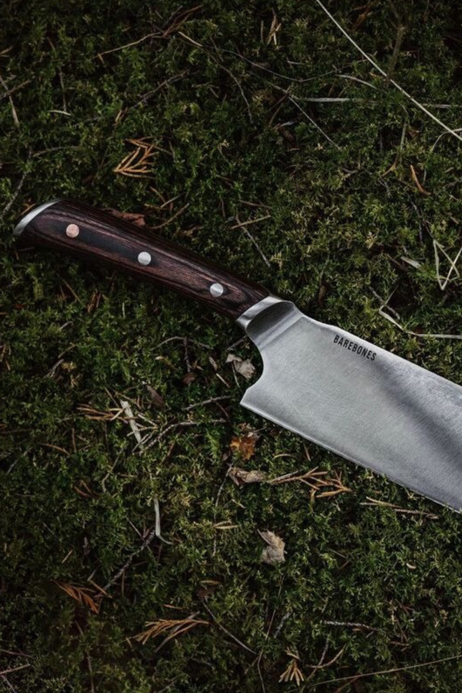 No.7 Nakiri 50CrMoV15 Deri Kılıf Paslanmaz Çelik Şef Bıçağı