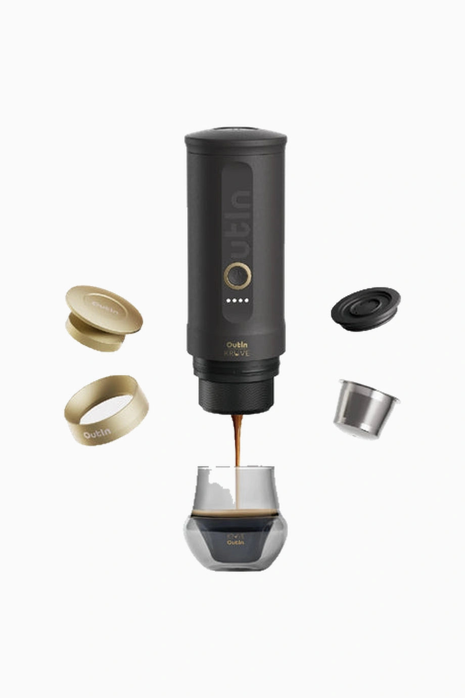 Kruve Barista Taşınabilir Espresso Makineli Hediye Seti
