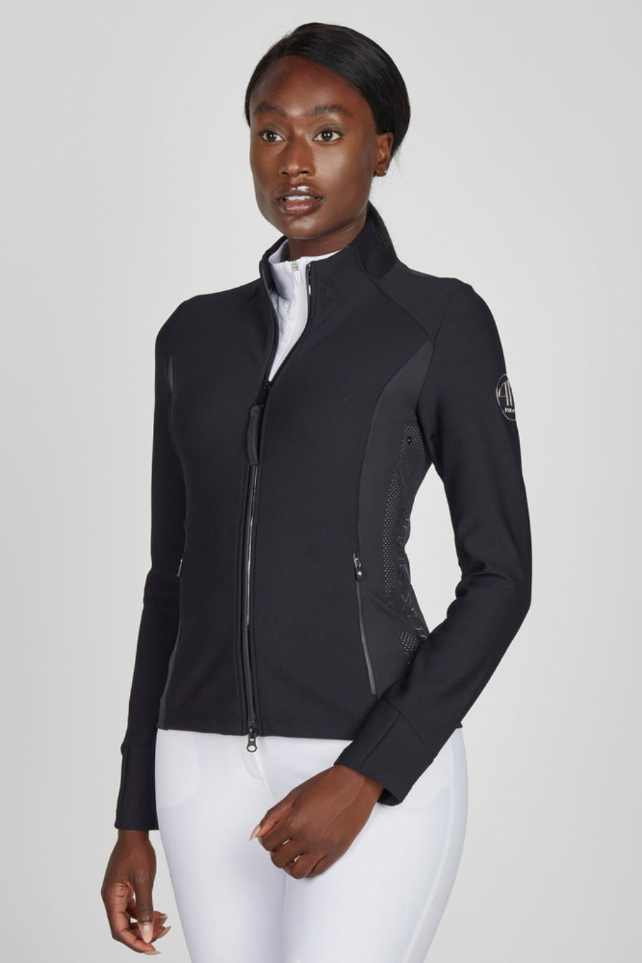 Athleisure 1280 Rib Detaylı, Lüks Fonksiyonel Kadın Spor Ceket