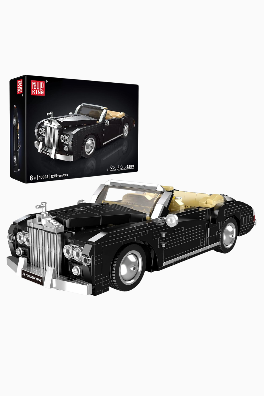 10006 Vintage Luxury Convertible Araba 1096 Parça Yapı Seti