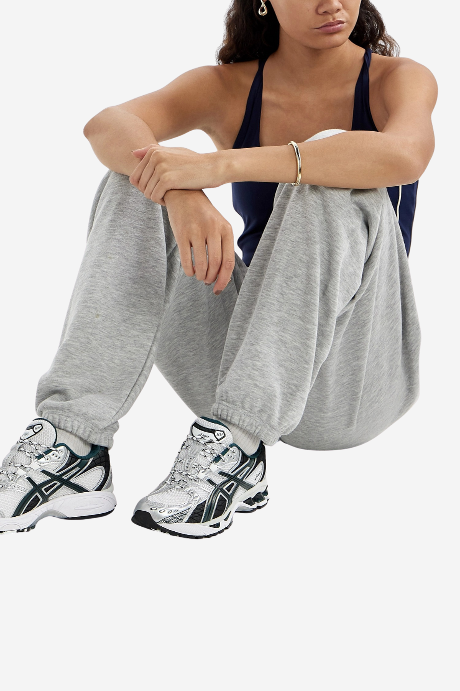 GEL-Nimbus 10.1 Siyah Y2K Koşu Sneaker