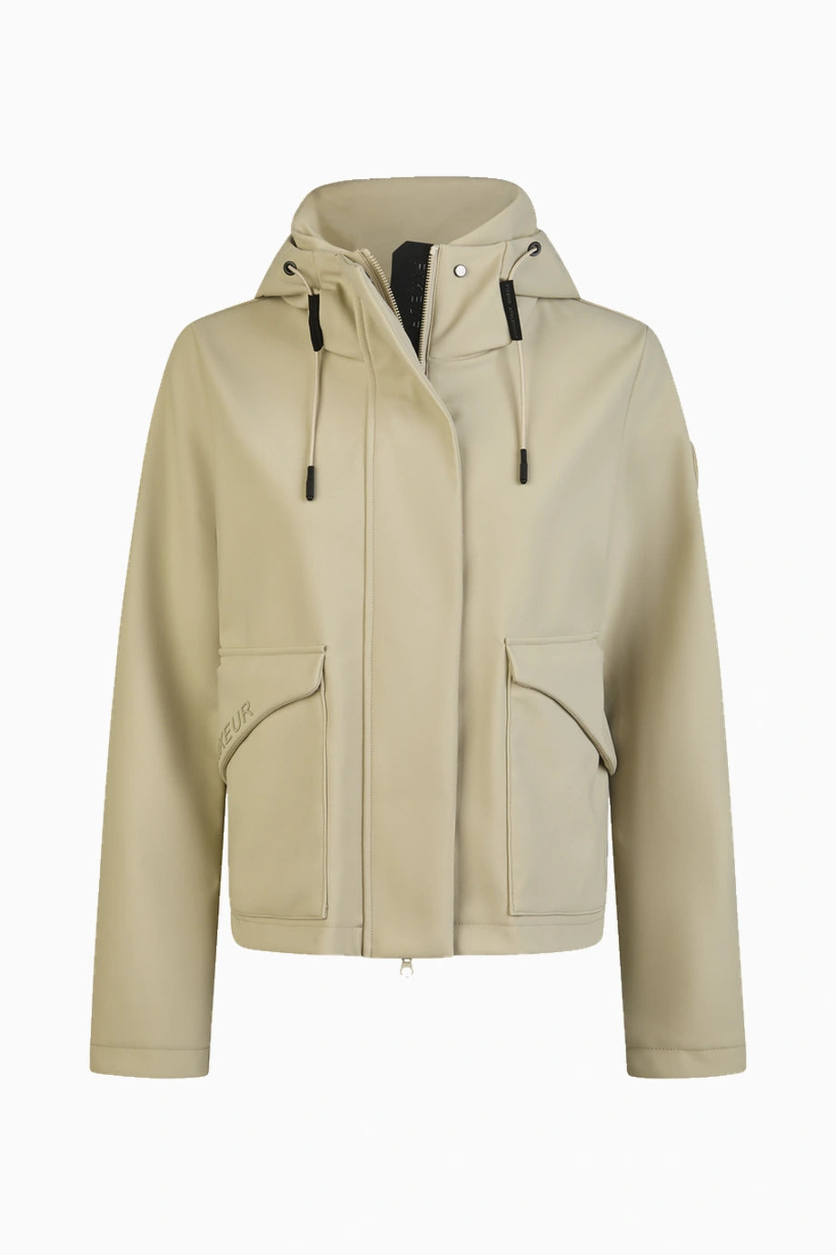 Softshell Jacket 1047 Kapüşonlu Su İtici Lüks Tasarım Kadın Mont