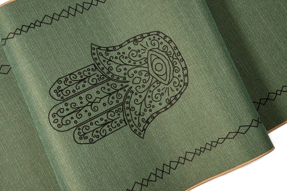 Talisman Jüt Yoga Matı 183x61 cm Kaymaz, Doğal Kauçuk Tabanlı, 5 mm Kalınlık