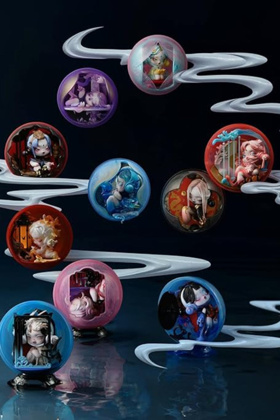 Skullpanda The Mirage Serisi Tam Set Koleksiyon Figürleri