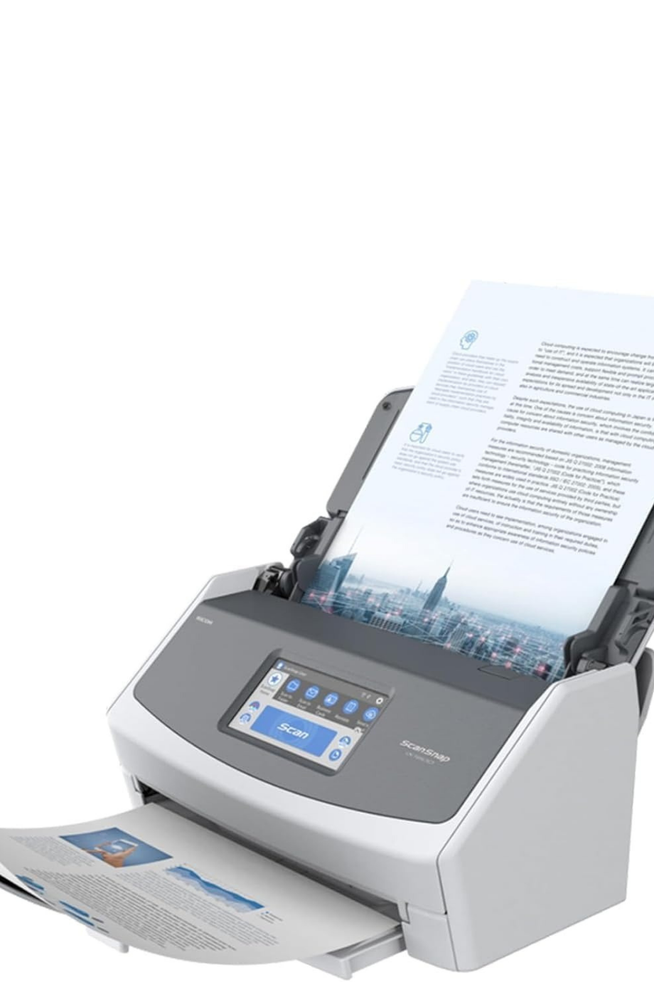 Akıllı Tarayıcı,Dokunmatik Ekran, Wi-Fi, USB 3.2, 40ppm Dubleks ADF