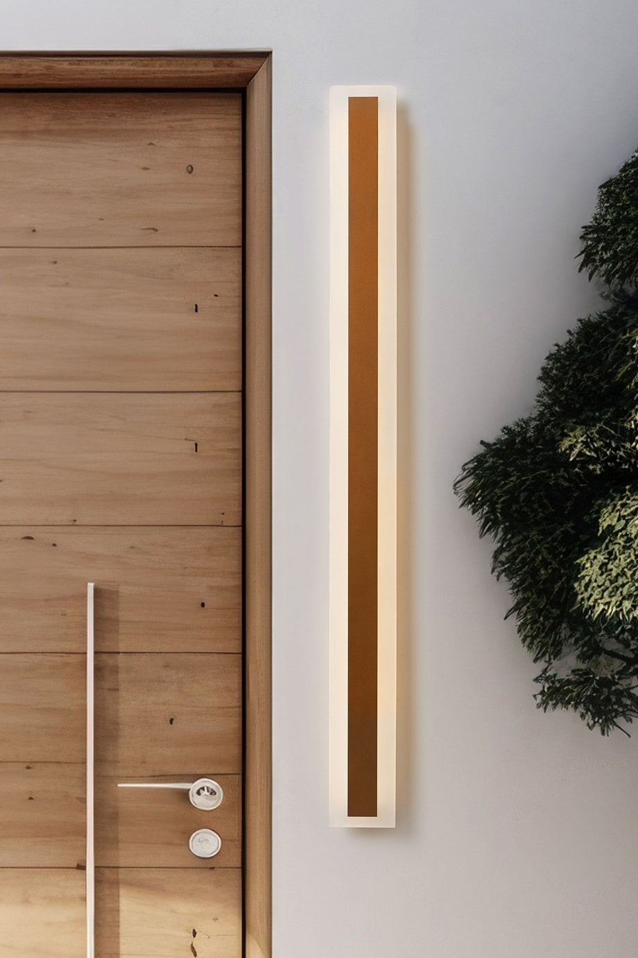 Altın Dış Mekan LED Duvar Lambası, Modern ve Suya Dayanıklı