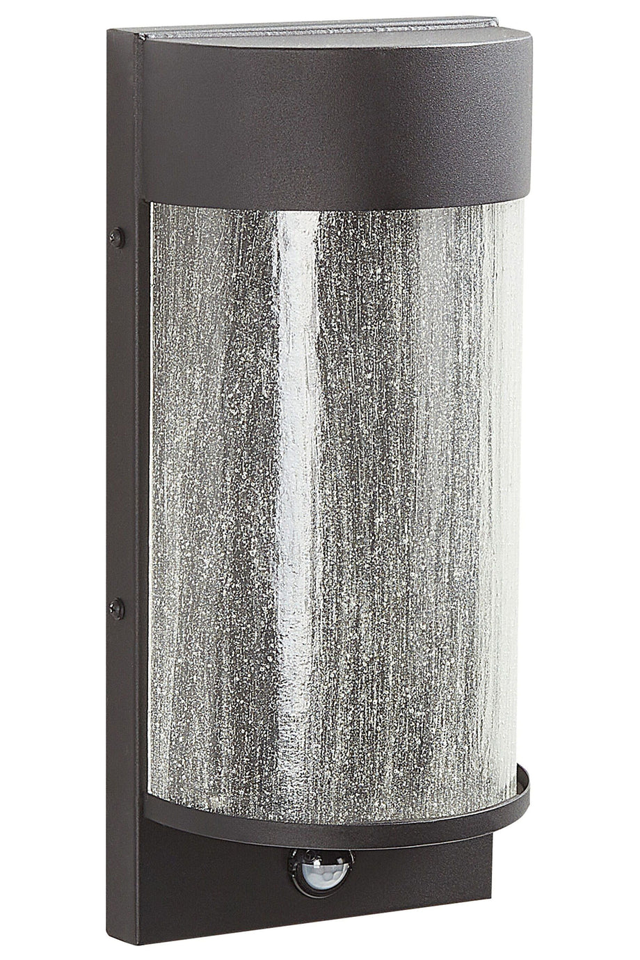 Siyah Dış Mekan LED Duvar Lambası, Hareket Sensörlü