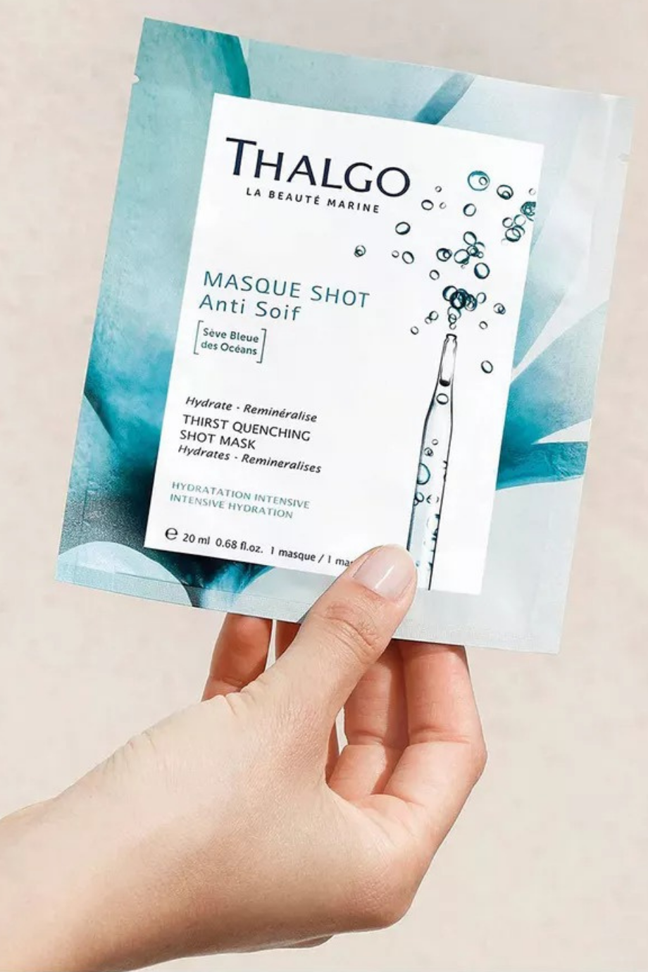 Thirst Quenching Shot Mask, Yoğun Nemlendirici ve Dolgunlaştırıcı Marine Yüz Maskesi