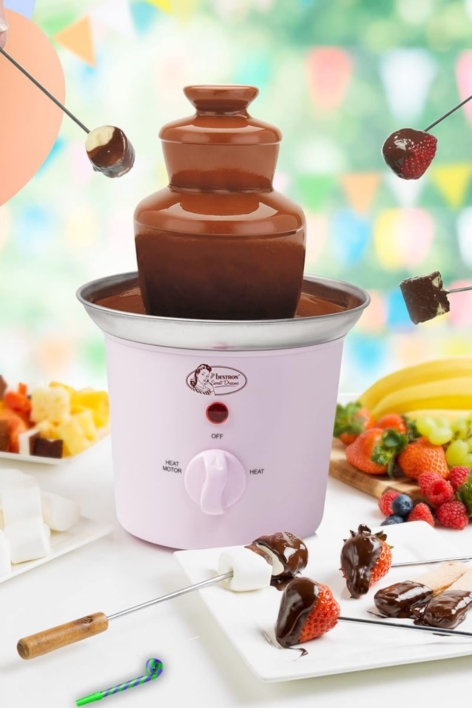 3 Katlı 60 W Çikolata Şelalesi