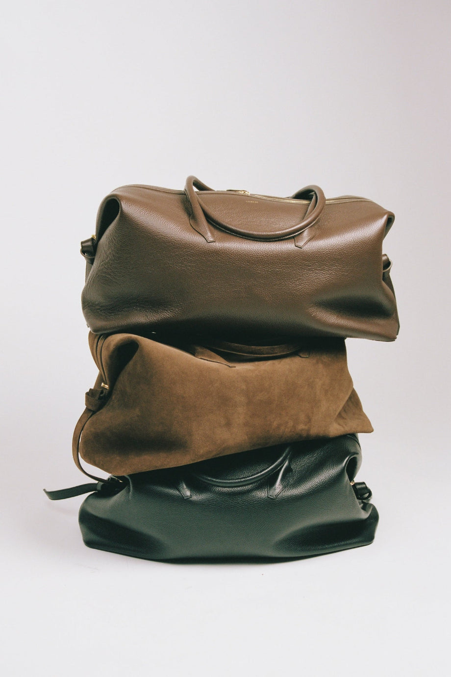 Brioche Weekender Pebble %100 Deri, El İşçiliği Lüks İtalyan Tasarım Seyahat ve Omuz Çantası