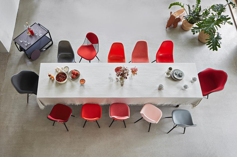 Eames Plastik Koltuk RE DAW, Vitra, Charles & Ray Eames, Geri Dönüştürülmüş Malzeme