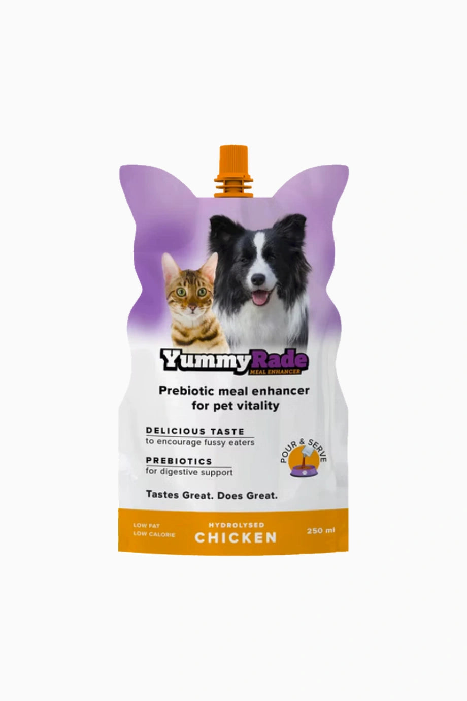YummyRade Prebiyotik Düşük Kalorili Köpek ve Kedi Sosu