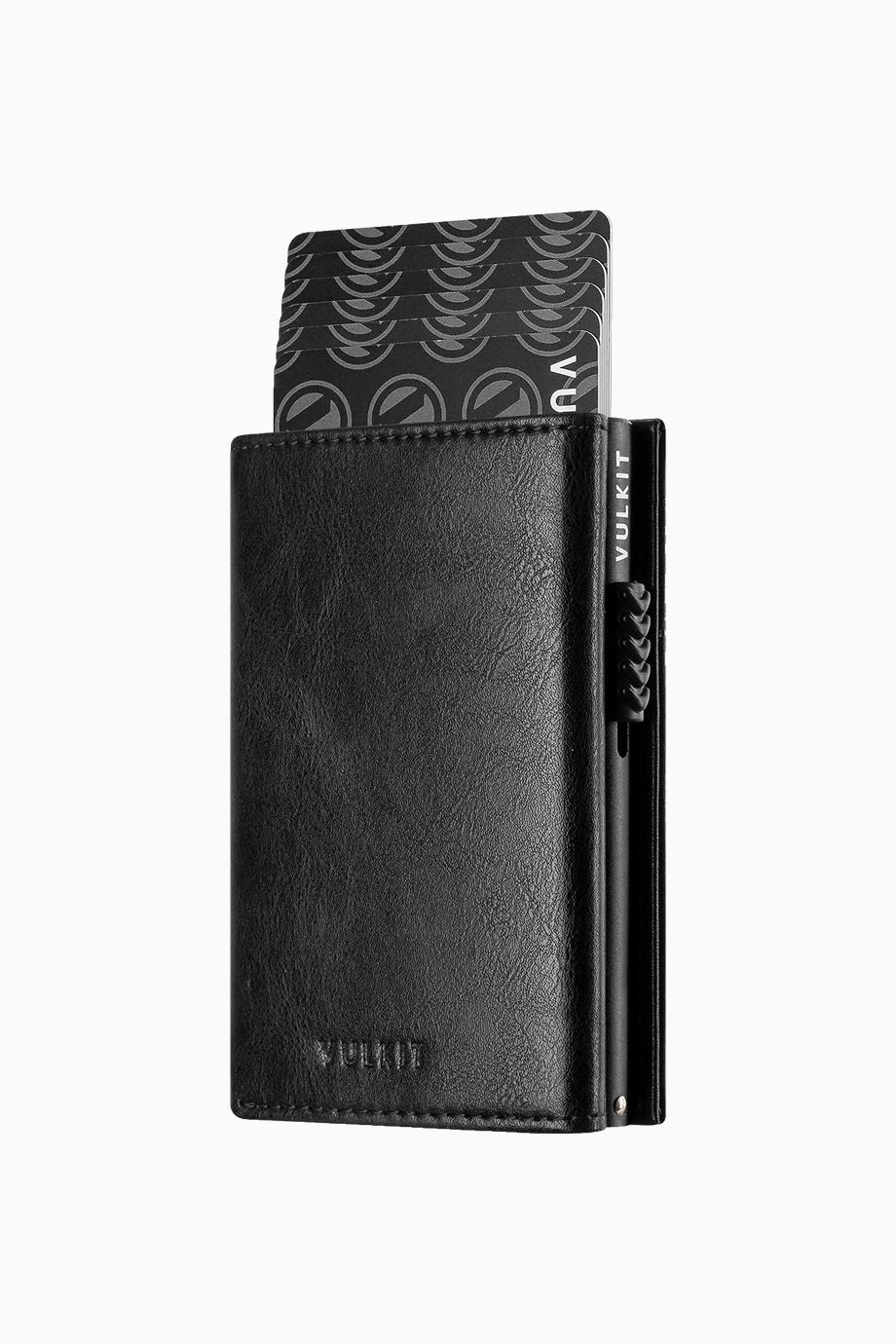 Vulkit RFID Korumalı Pop-Up Deri Alüminyum Erkek Kartlık Cüzdan