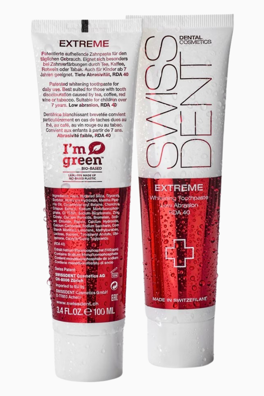 Extreme Whitening Diş Macunu RDA 40, Düşük Aşındırıcılı, 100 ml