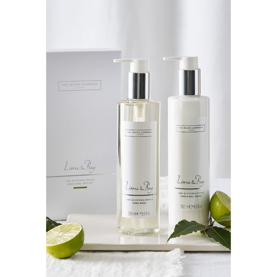 Lime & Bay El ve Tırnak Hediye Seti, El Sabunu ve Nemlendirici Krem (250ml)
