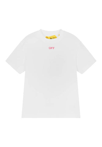 Çocuklar İçin Off-White Logo Tişört - Beyaz