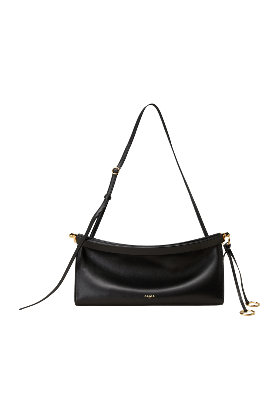 EAST WEST MEDIUM İnce Taneli Deri Omuz Çantası, Manyetik Toka, Ayarlanabilir Askı, İtalya Üretimi