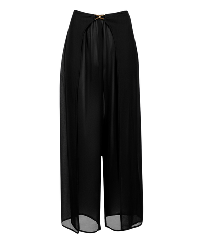 Beach Walk Transparan Voile Kumaşlı Yırtmaçlı Pantolon