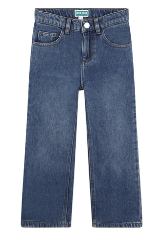 Çocuklar İçin Trendy Denim Pantolon - Mavi