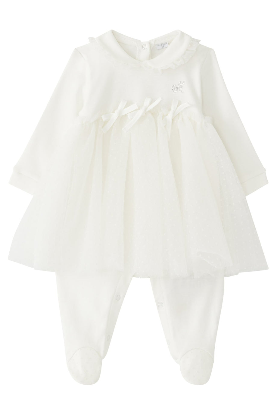 Monnalisa Kids Tutu Efektli Dantel Playsuit